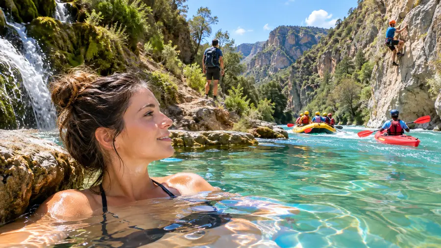 Actividades al aire libre en Montanejos: senderismo, escalada, kayak y rafting